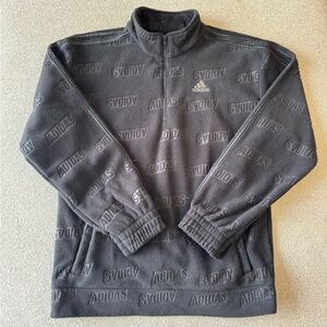 Adidas Logo Black Quarter Zip